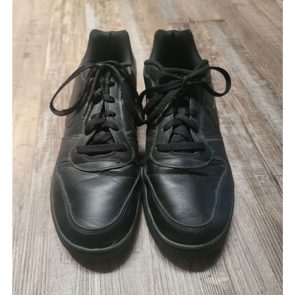 Nike Ebernon Low Mens Size 13 Black Leather AQ1775-003 - Picture 3 of 6